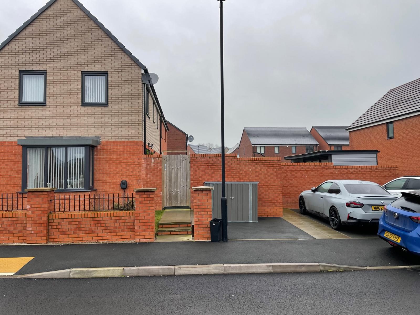 Front elevation of a Cannock home completed by Parker James Developments